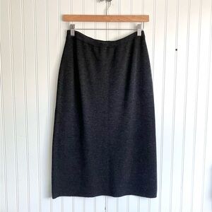 VINTAGE EILEEN FISHER Wool Pencil Skirt